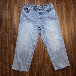 Women's Straight Leg Jeans - Blue